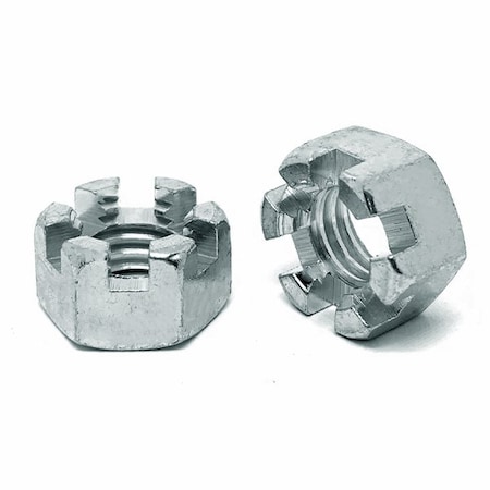 Boltsandnuts.Com Hex Nut, 7/16"-20, Grade 2, Zinc Plated, 1000 PK 43FHSN2Z-1000